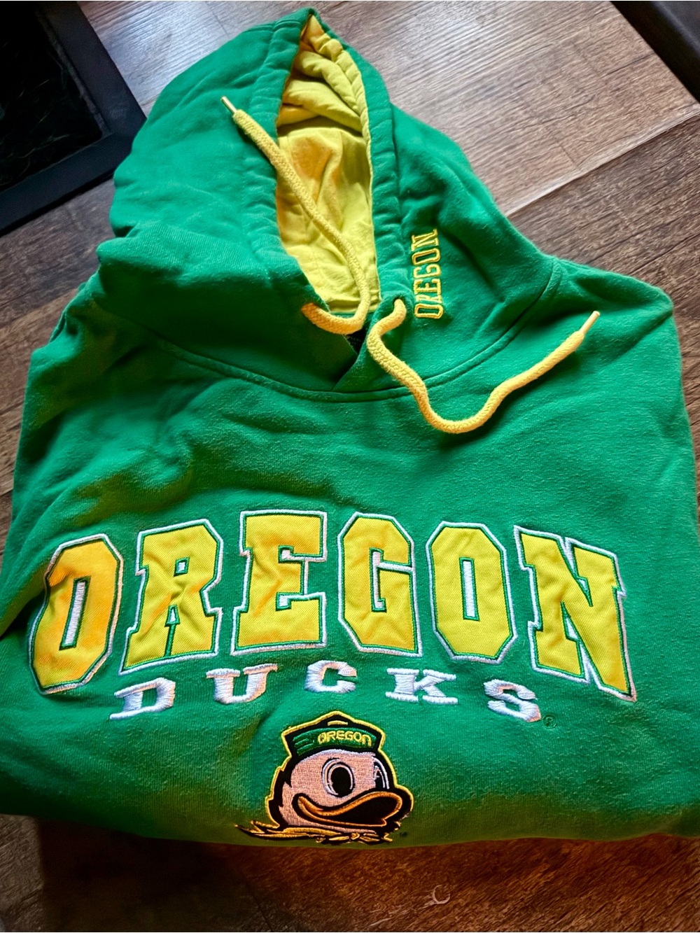 Fanatics Oregon Ducks Green and Yellow Pullover Hoodie